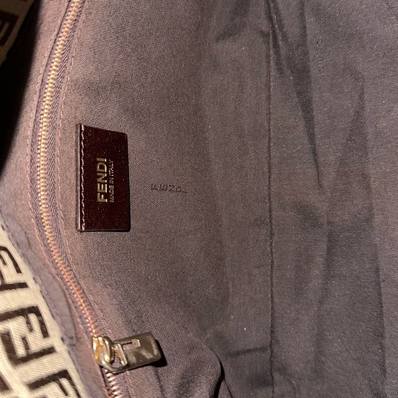 Vintage Fendi Zucchino Mama Shoulder Bag - Picture 7 of 10